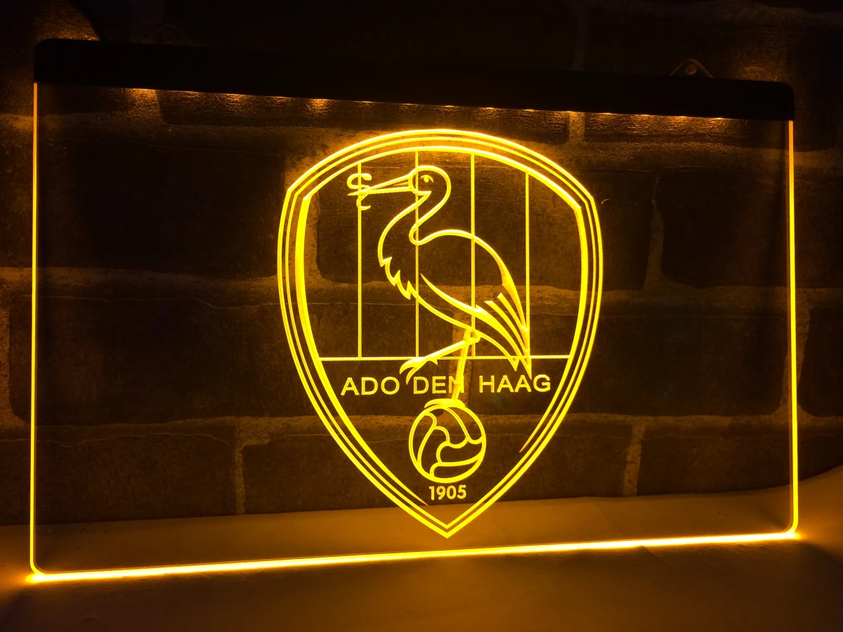 ZH002r ADO Den Haag Нидерланды футбол светодиодный светодиодная неоновая световая