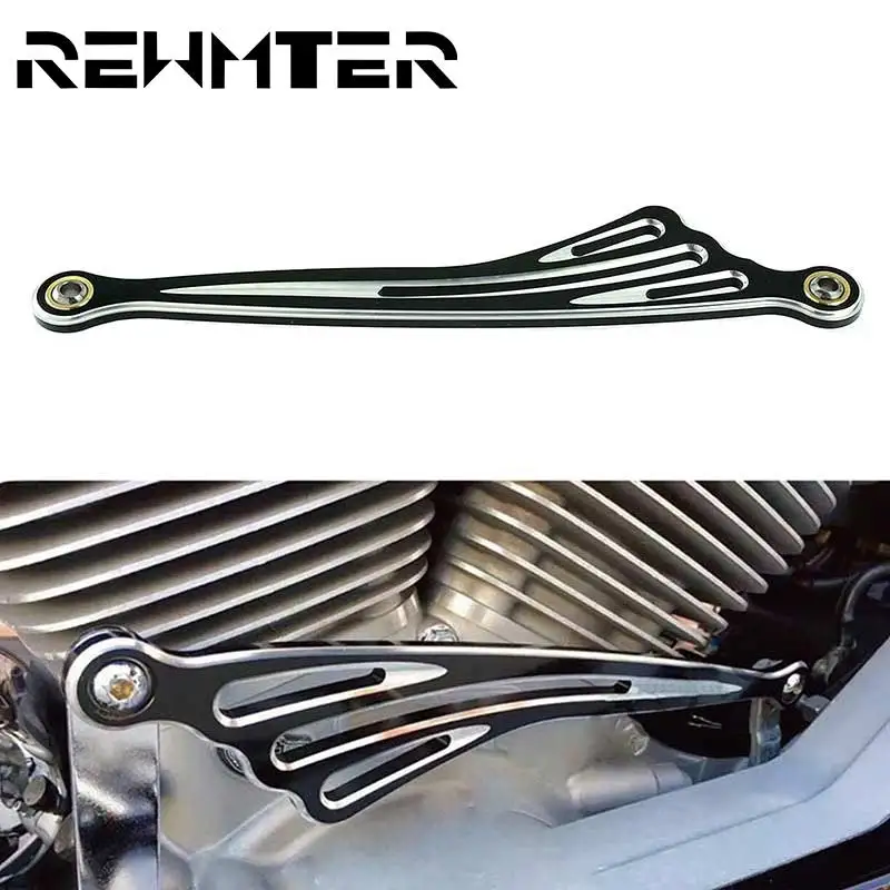 Мотоцикл черный хром крыло CNC рычаг переключения передач для Harley Touring Road King Softail
