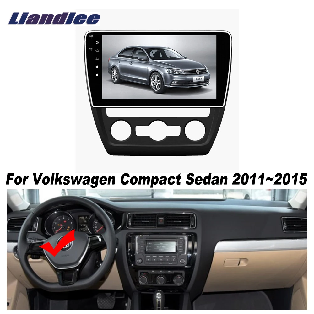 Liandlee для Volkswagen Compact Sedan 2011~ автомобильный радиоприемник для Android CD DVD плеер с gps-навигатором карты HD Touch стерео медиа тв система