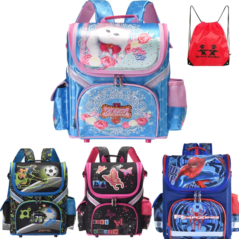 

New arrivel backpack 2018 new model School Bag Orthopedic Children School Bag School Backpack Mochila Infantil for boy and girls