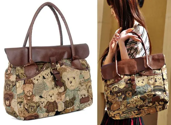 teddy bear tote bags