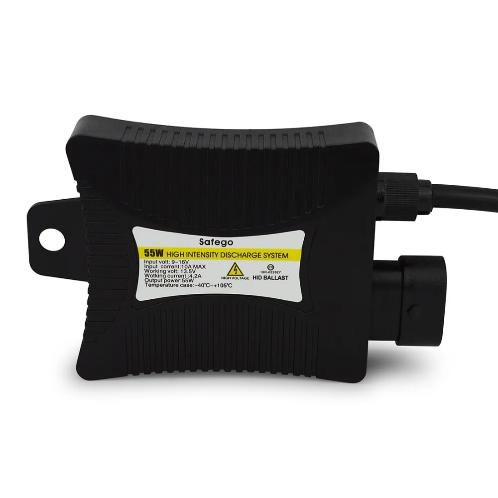 Lâmpadas + 1 Arnês + 1 Safego Bixenon 1 Par 35 w - 55 hi lo Feixe Bi-xenon Farol Relé Digital Lastro Fino Dc12v h4 Hid Kit 5 Automóveis e motos