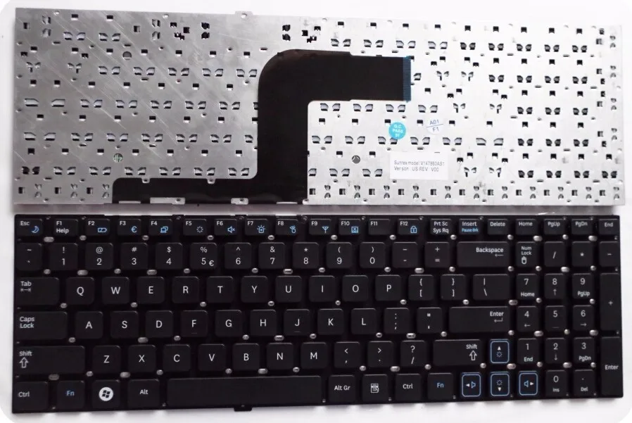 US клавиатура для ноутбука SAMSUNG RV515 RV511 E3511 RV509 RV520 S3511 RC530 английский черный