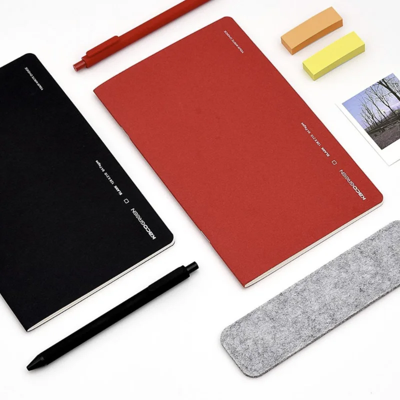 4 шт Xiaomi Mijia Kaco зеленая бумага ноутбук портативная книга для офиса путешествия 4 цвета
