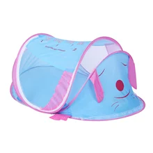 Мультфильмы для новорожденных кровать с противомоскитной сеткой комаров плетения для младенцев детская палатка Модная одежда для детей, Детская мода кроватки сетки Портативный складной
