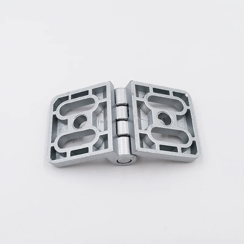 10 шт 4545 алюминиевый профиль Промышленный Шкаф Европейский стандарт Металл Серебро Белый цинковый сплав шарнир