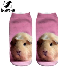 SLMVIAN 3D Printi Women Clothing Woman Socks Unisex Cute Low Cut Ankle Sock Multiple Colors lady