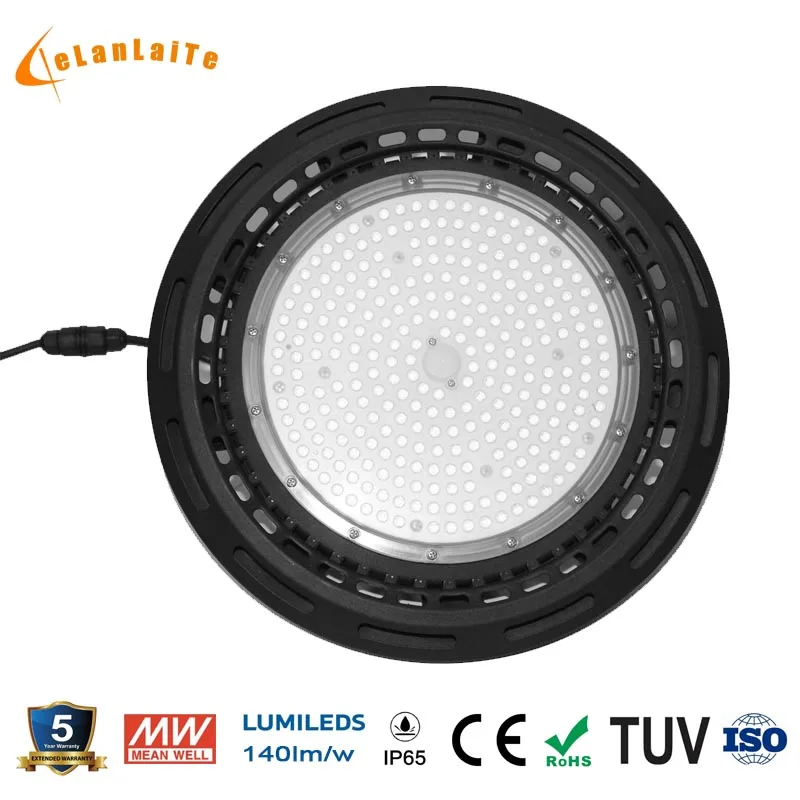 GLITE 140LM/W 80w 100w 150w 200w IP65 UFO dlc list 150w led high bay light АЗС светодиодные фонари