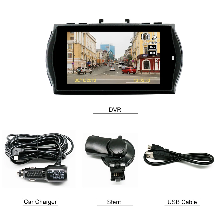 Kommander Ambarella A7LA70 ночного видения DVR для камеры GPS Автомобильный видеорегистратор LDWS