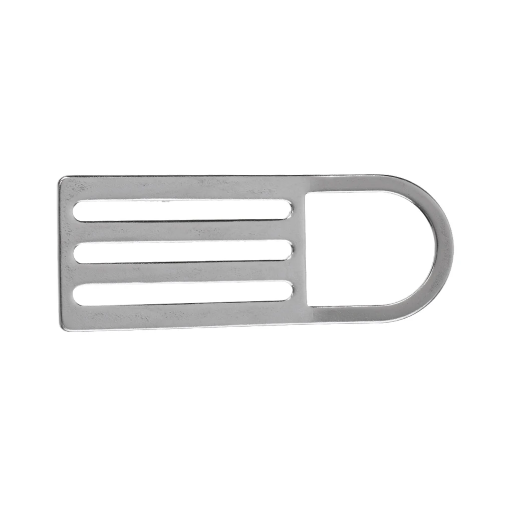 Deluxe Durable Scuba Diving Stainless Steel Weight Belt Keeper 5cm Webbing Harness Slider with D Ring Gear Tool