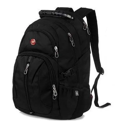 Fashion swiss gear backpack man bag travel backpack black student school bag male 14 laptop backpack