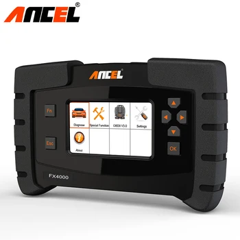 

ANCEL FX4000 OBD2 Full System Car Diagnostic Tool Oil Light Rest ABS Airbag EPB Automotive Scanner Multi Languages Free Update