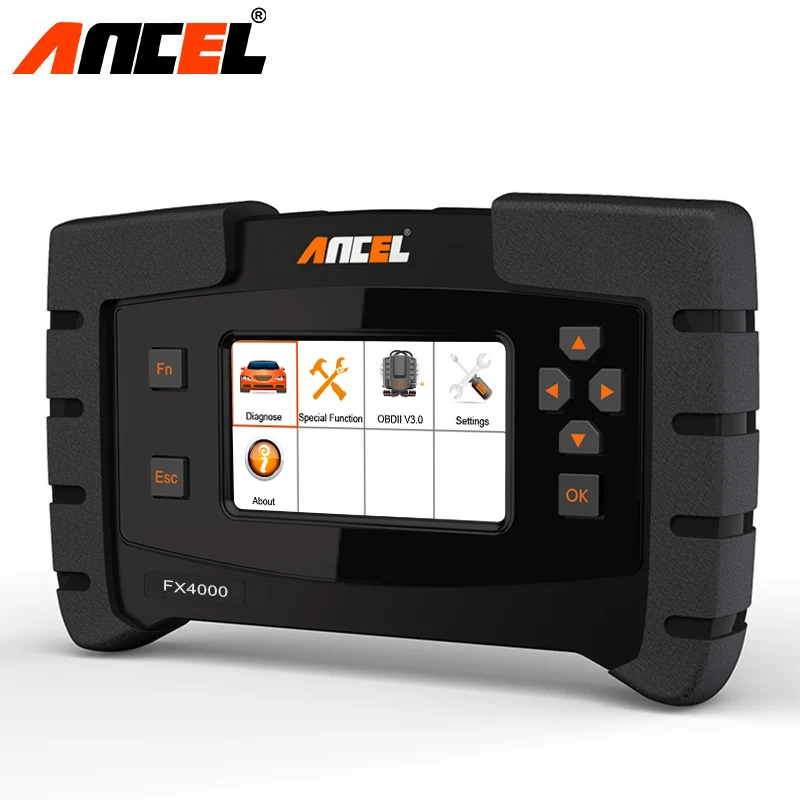 Full Systems OBD2 Automotive Scanner Ancel FX4000 ODB ABS Airbag SAS
