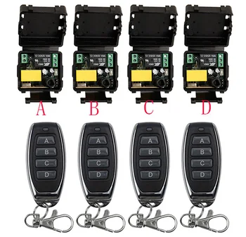 

AC220V 1CH 10A RF Wireless Remote Control Relay Switch Security System Garage Doors Gate Electric Doors shutters
