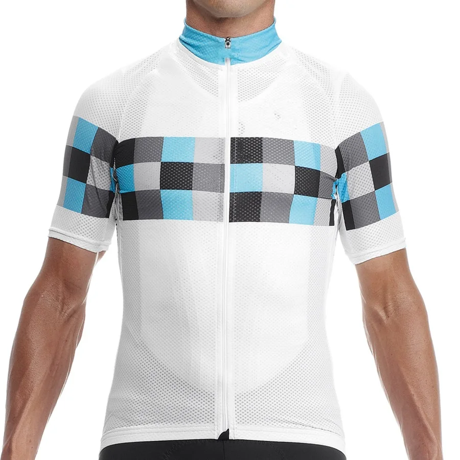 

2017 lightweight SGCIKER white cycling jersey Bicycle maillot breathable Ropa Ciclismo MTB Short sleeve quick dry bike clothing