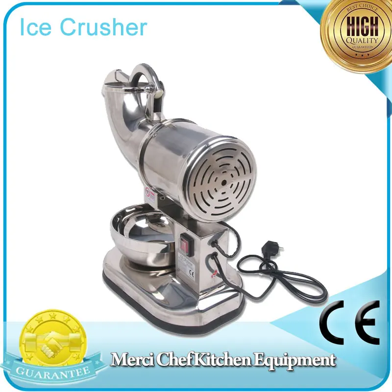 ITOP Ice Crusher Machine Electric Commercial Use 110V Snow Maker Stainless Steel Food Machine Smoothie Blender One Year Warranty