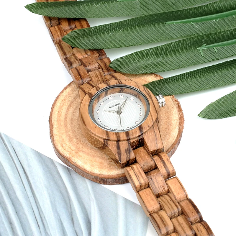 BOBO BIRD V-O29 лучший бренд класса люкс Женские уникальные часы бамбуковые деревянные модные кварцевые часы