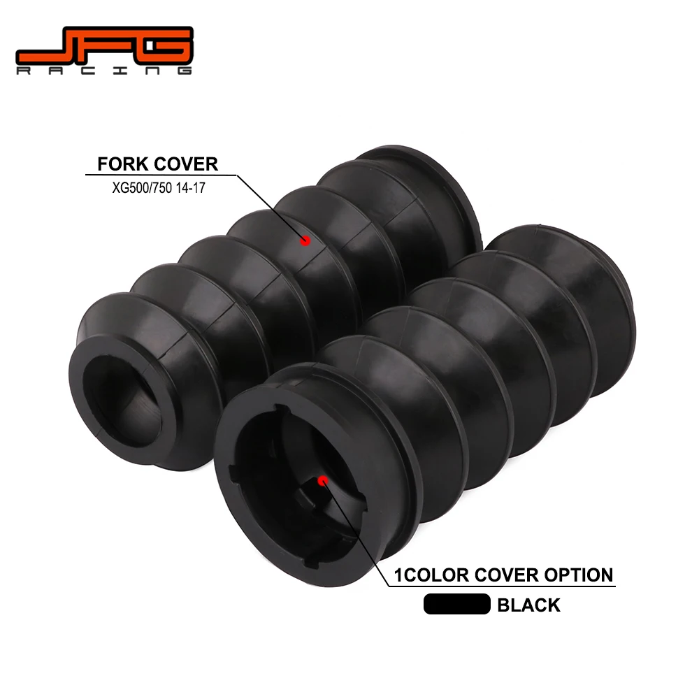 Motorcycle Rubber Front Fork Cover Gaiters Gators Boot Shock Protector