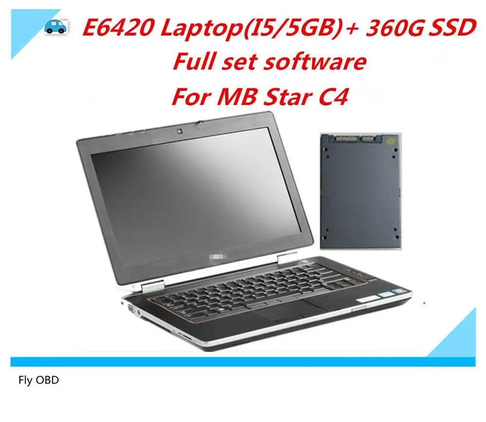 

2019 E6420 Laptop(I5 4GB)+SSD Latest Complete super engineer software with Win10 64-bit System for MB Star C4 Free shipping