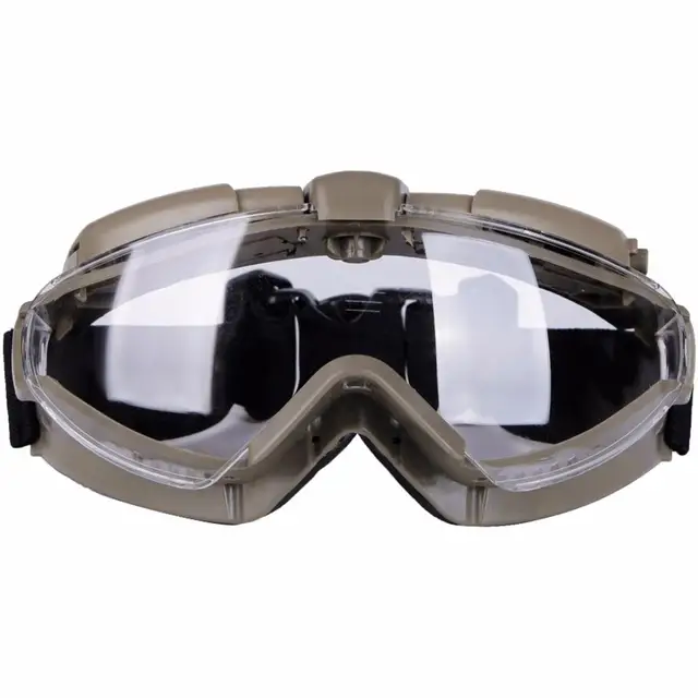 Tactical Goggle With Fan Glasses Airsoft Outdoors Military Shock