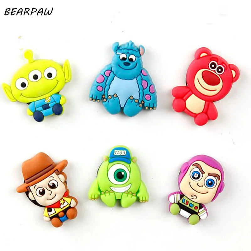 

6Pcs/set Creative Silicone Cartoon Animal Fridge Magnets Whiteboard Sticker Refrigerator Magnets Kids Gifts Home Decoration
