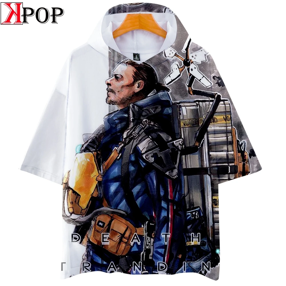 Death stranding 3D толстовки футболки Летние Harajuku модные крутые с капюшоном