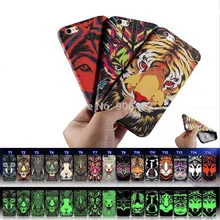 Luxo animais matte tpu capa traseira para iphone 12 pro max 11 samsung galaxy s20 s8 s9 s10 plus s7 nota 8 9 a50 caso macio luminoso