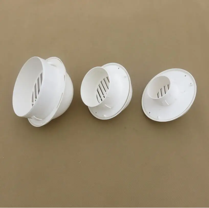 PVC With Fence Ventilating Cap Outer Wall Exhaust Vent Exhaust Breathable Windproof Bird Cover Range Hood Hood