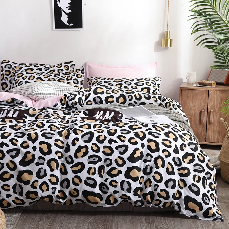 

BEST.WENSD wholesale 3d king beds 200*230 bedding sets Reactive Print Superfine fiber bed sheet with pillowcase for boy girls