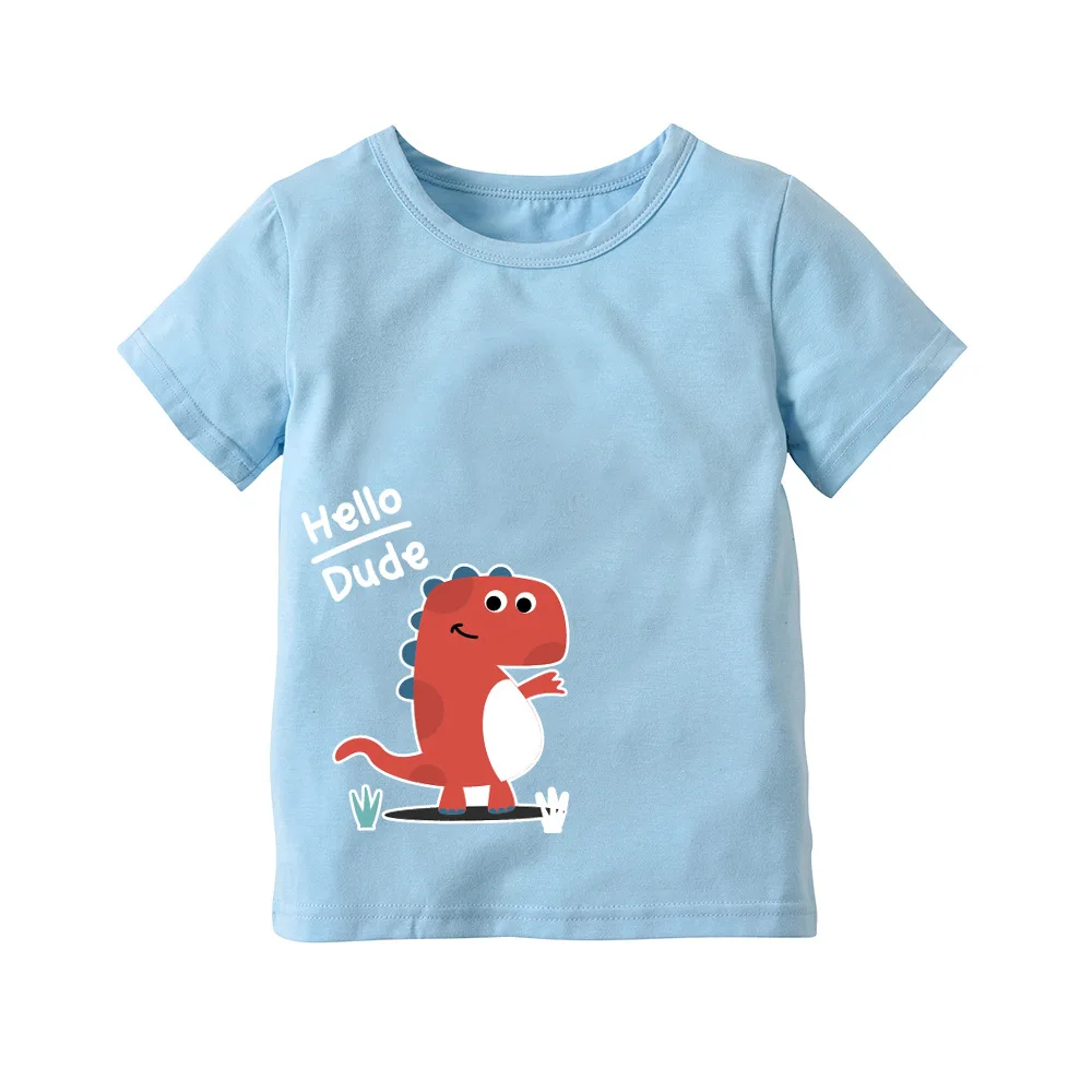 

Boys T-shirt summer 2019 new small and medium boys cotton cartoon printed casual T-shirt