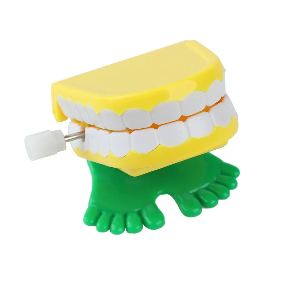 1 шт. креативные забавные болтающие прыгающие зубы заводная игрушка мини детские рождественские игрушки унисекс подарки