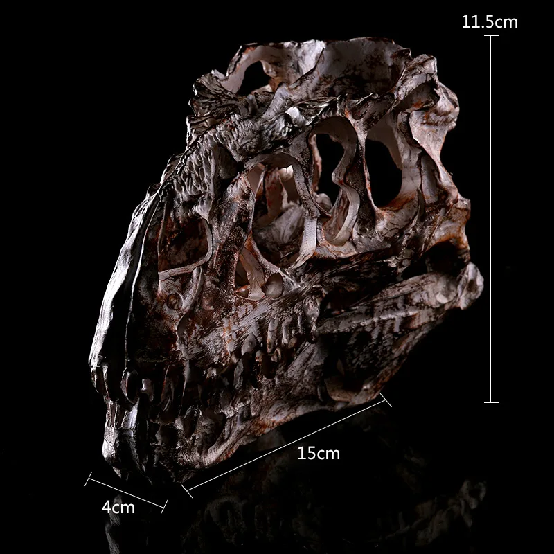 Tyrannosaurus Рекс голова полимерная форма для дома школы обучения скелета модель декор для Хэллоуина, вечеринки, медицинские учения реквизит