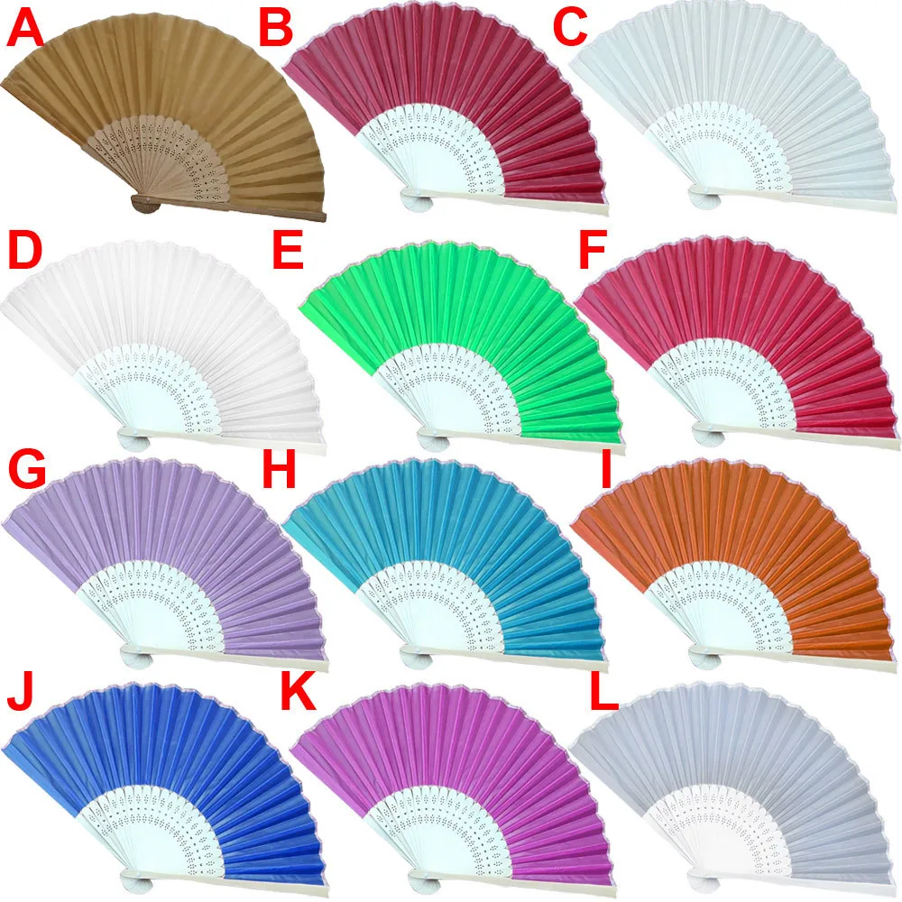 Традиционные китайские вентиляторы ручные вентиляторы шелковые бамбуковые складные вентиляторы ручной сложенный вентилятор для церкви Свадебные ручные вентиляторы Декор