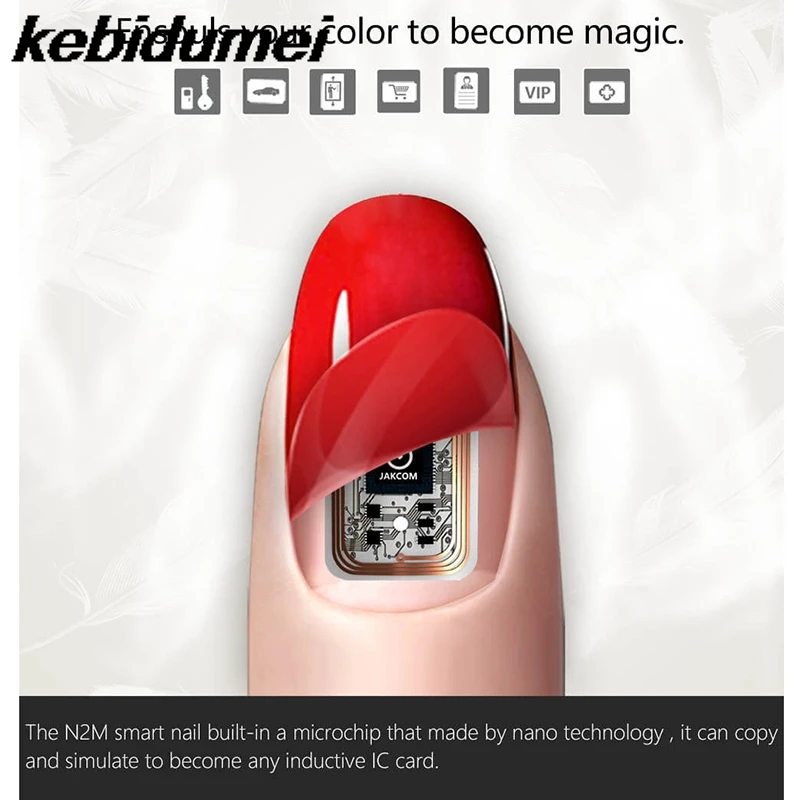 

kebidumei kebidumei Smart Wearable Gadget N2 Smart Nail Product Of New Multifunction No Charge Required New NFC
