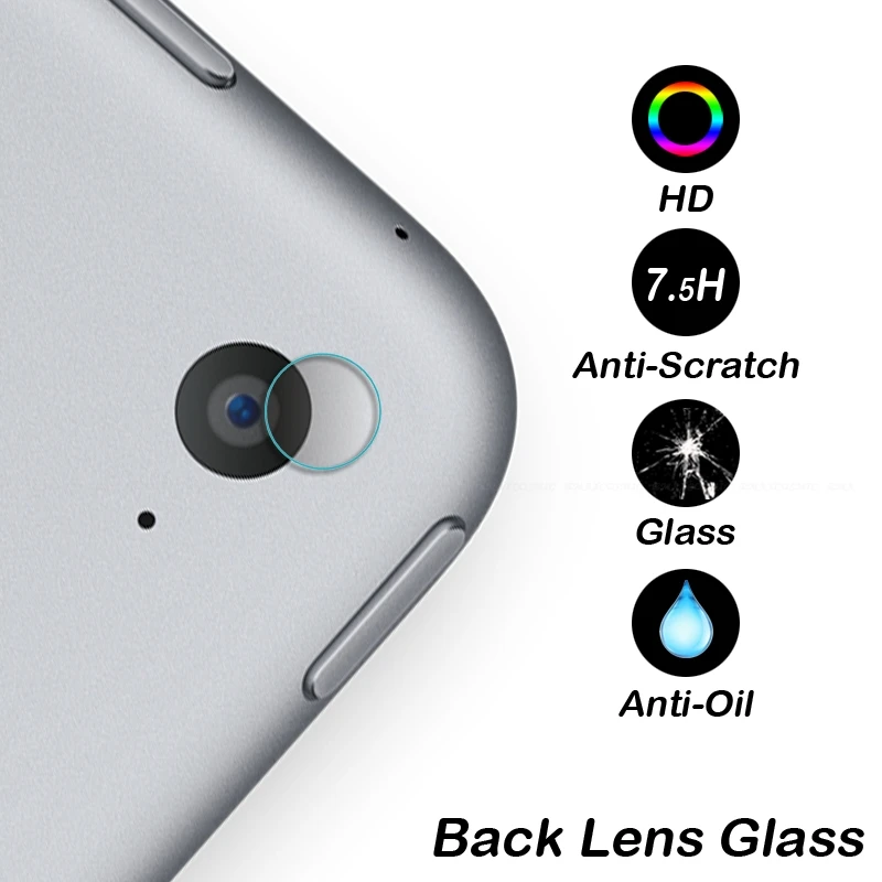 Прозрачная задняя крышка для объектива камеры Защитная пленка Закаленное стекло для iPad Mini Pro Air 1 2 3 4 5 6 7,9 12,9 9,7 10,5