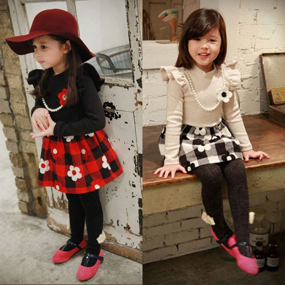 winter party wear dress for baby girl