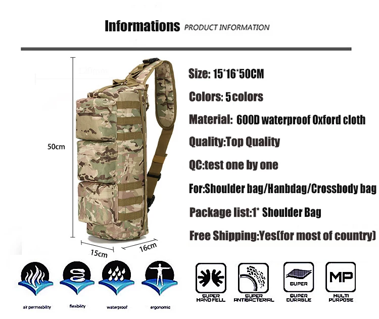 Quente a + Pacote de Assalto Molle do Exército Bolsa à Prova Pequena para Caminhadas ao ar Tático Militar Mochila Dsmall Água Livre Acampamento Caça 3 saco à prova dsmall água pequena para
