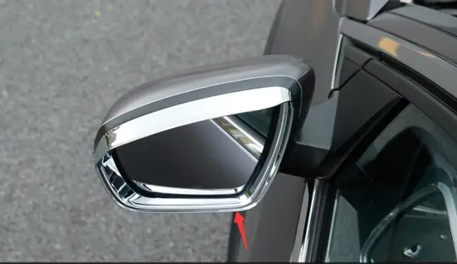 for Peugeot 5008 rear view mirror cover decorative frame ABS plating rain eyebrow protective cover exterior decoration special