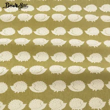 Милый Ежик Стиль Хлопок Льняная Ткань Домашний текстиль booksew шитье Tissu скатерть подушка сумка занавеска подушка Zakka