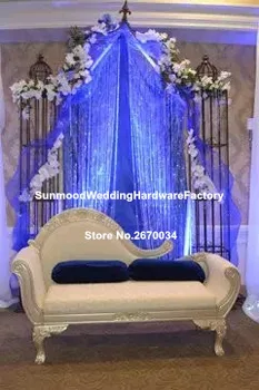 

Nice Design crystal wedding stage decoration for wedding hall decoration