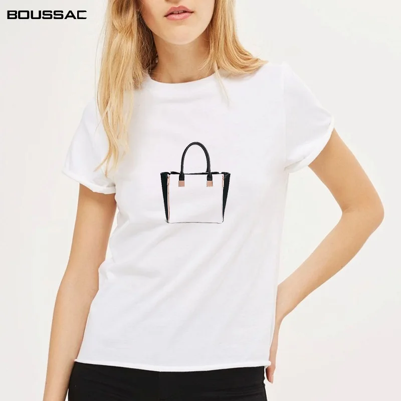

Plus Size Backpack Print women Clothes Casual Funny Cotton t shirt For Lady Girl Top Tee Female T-shirt High Quality Streetwear