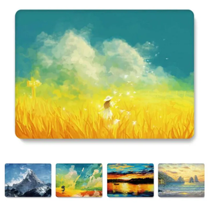 

Paiting Floral Case for MacBook Air Pro Retina 11 12 13 15 Cover for Mac book Pro 13.3 15 inch Case for Macbook A1466 A1932 2018