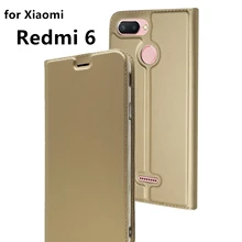 Ультратонкий матовый чехол для Xiaomi Redmi 6 с магнитной адсорбцией, защитный чехол для Redmi 6 Redmi6 HM6 с отделением для карт