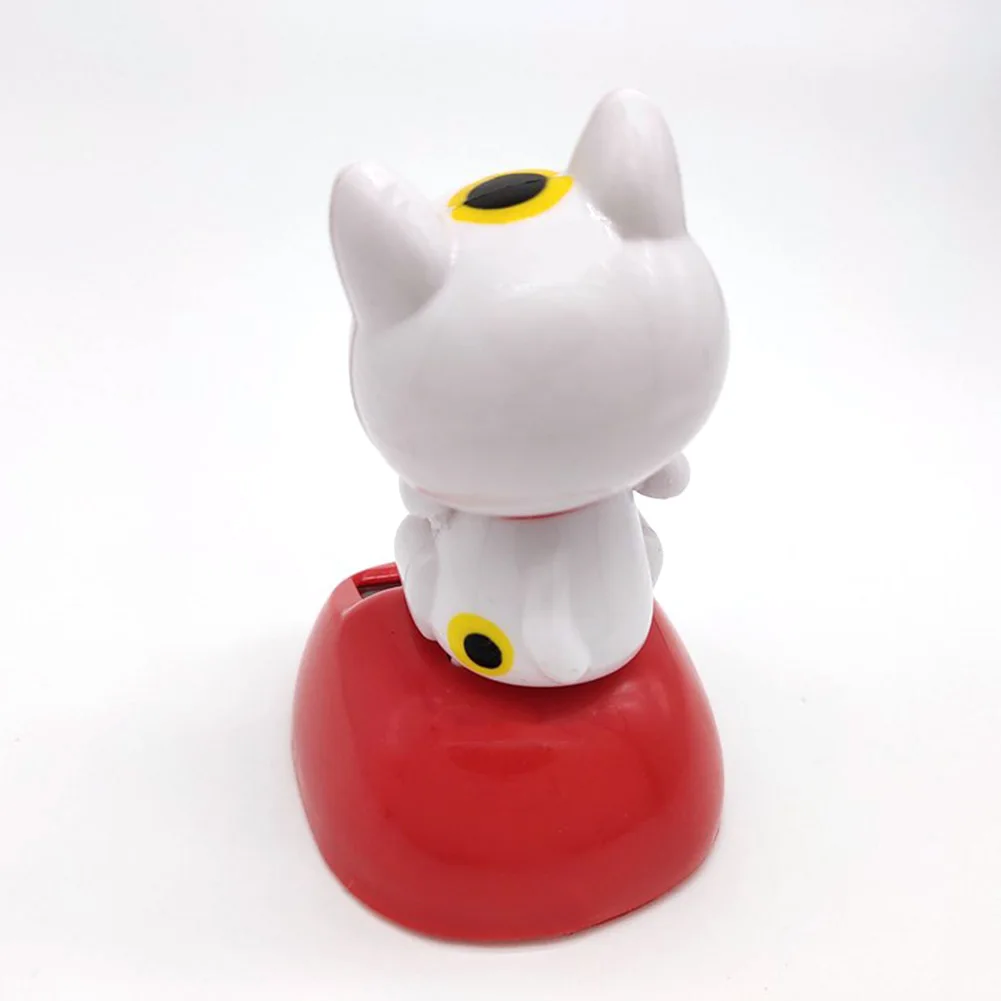 Модные новые золотые/белые солнечные Maneki Neko Zhcmdjj приветственные Фортуны кошки счастливые для дома автомобиля отеля Ресторан Декор Ремесло