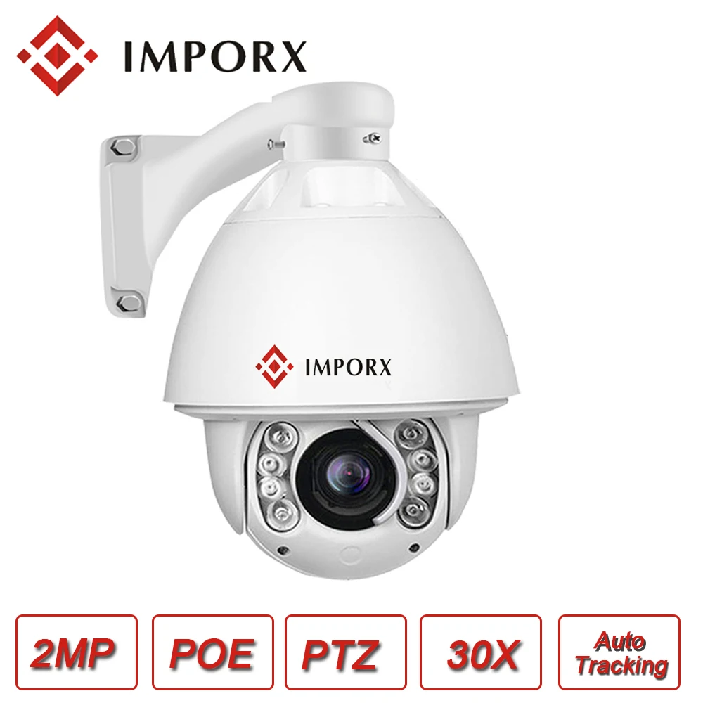 

IMPORX CCTV IP Camera PTZ Camera HD 2MP 30x Zoom Network Onvif P2P 150M IR Infrared Night Vision Camera Wifi Waterproof With POE