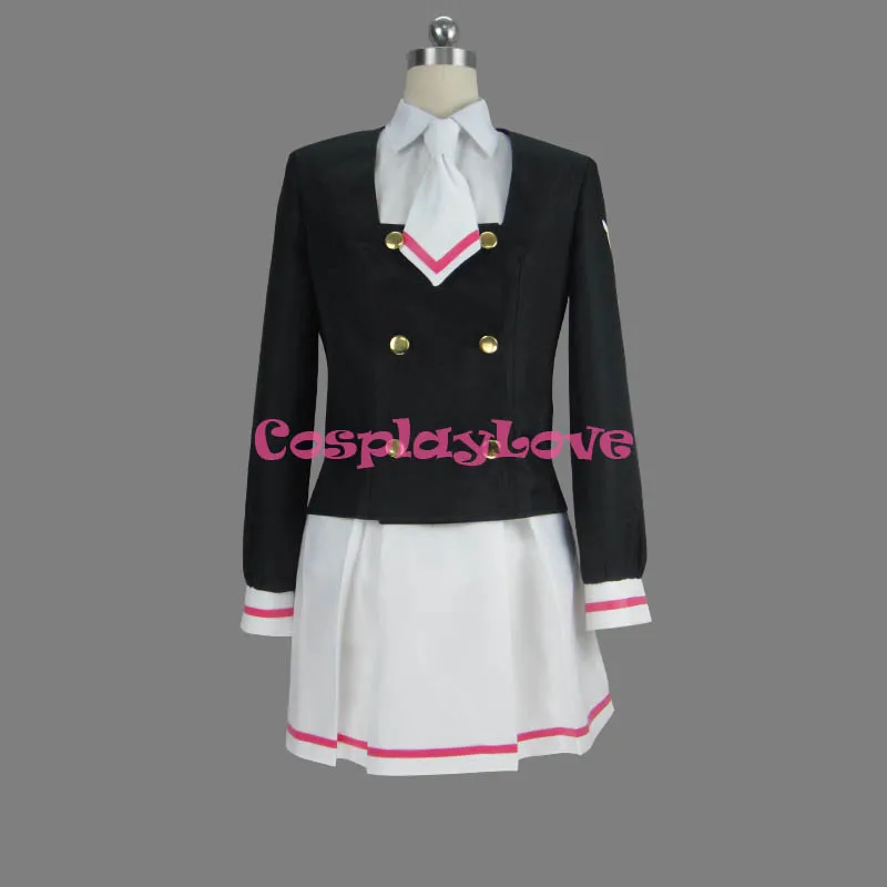 Cardcaptor Sakura Clear Card Sakura Kinomoto School Uniform Cosplay Costume Custom Made For Halloween CosplayLove (2)
