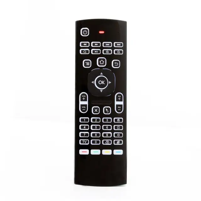 Best Offers IR/2.4G Wireless Air Mouse Keyboard 6-Axis TV Box Remote Controller w/ Backlight for Android Player, PC, TV Box, IPTV, Projector