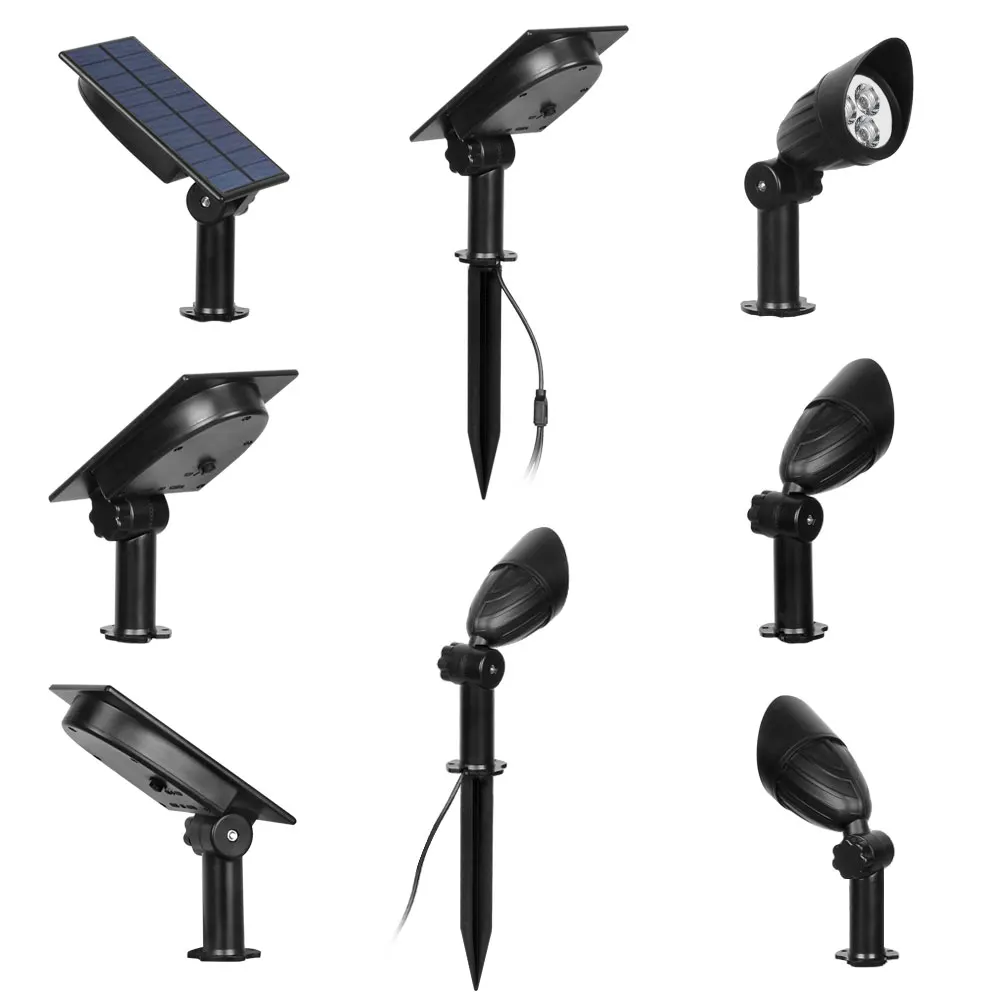 Livre à Prova Pátio e Parede Lâmpada em Forma de Chapéu Ip65 ao ar T-sun Água Seguro Split Spotlight Amplamente Utilizado no Gramado - Luzes Solares Moderna Dip65 6 T SUN ip65 ao ar livre à