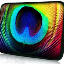 Красочные перья мягкий 1" ноутбук рукав сумка чехол для 16"~ 17," hp acer ASUS sony Dell
