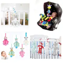 Игрушки для малышей, мягкая детская кроватка, кровать, погремушки для коляски, игрушка, мультяшный подвесной колокольчик, Плюшевые Развивающие игрушки для новорожденных 0-12 месяцев